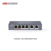 Hikvision DS-3E0106MP-E/M 4 Port Fast Ethernet Unmanaged PoE Switch